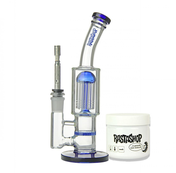 Набор Rastashop 1x8-Arm Hncmb Perc  + Dynavap M Plus - Бонги - Бонги стеклянные - Изогнутые бонги - Магазин домашних увлечений homehobbyshop.ru